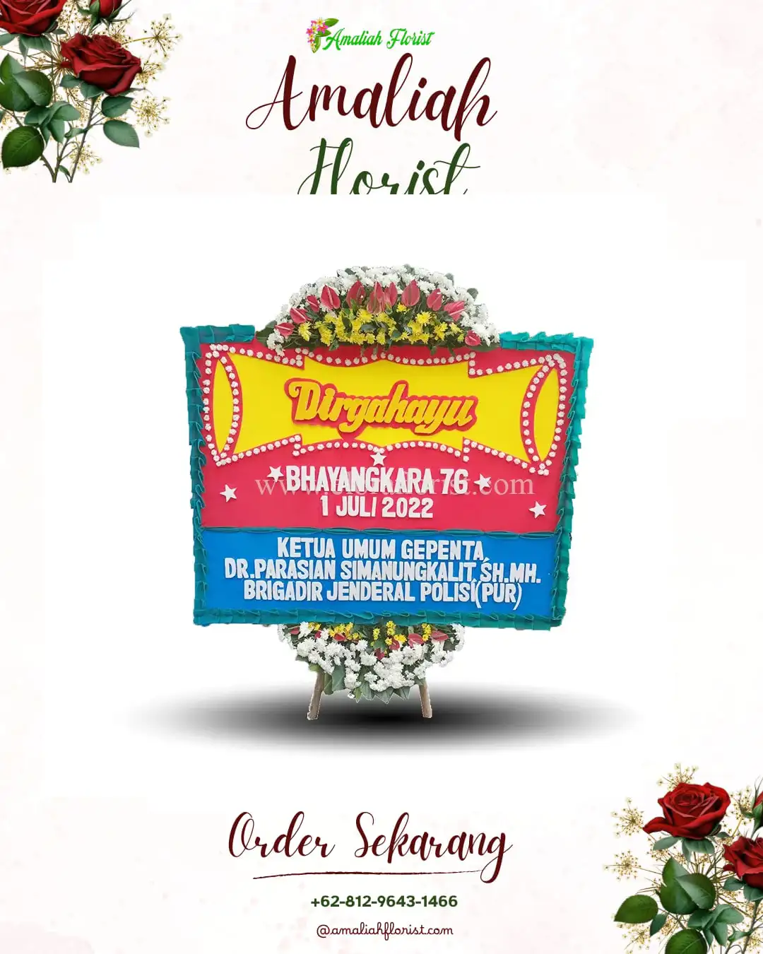 Papan Bunga HUT Ulang Tahun Cinangka